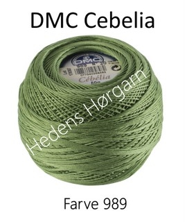 DMC Cébélia nr. 30 farve 989